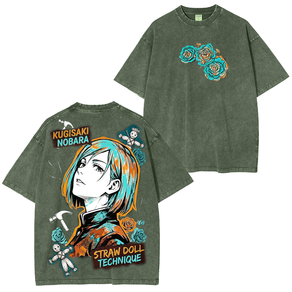 Nobara Kugisaki Jujutsu Kaisen Unisex Washed T-Shirt