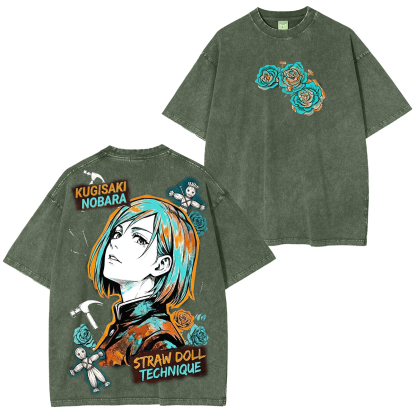 Nobara Kugisaki Jujutsu Kaisen Unisex Washed T-Shirt