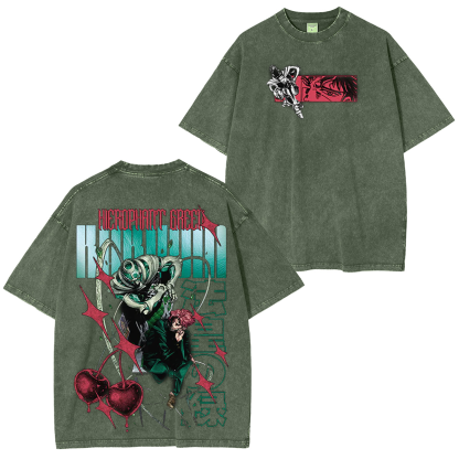 JoJo's Bizarre Adventure Unisex Washed T-Shirt
