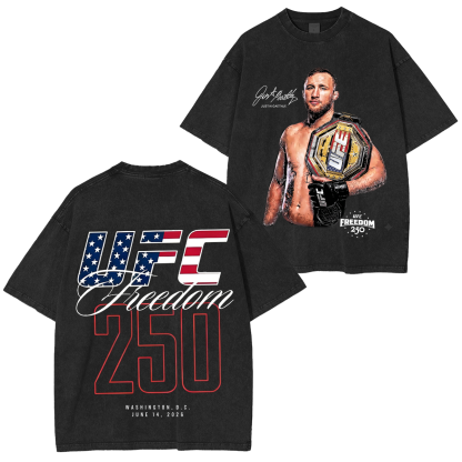 Justin Ray Gaethje UFC Freedom Collection Unisex Washed T-Shirt