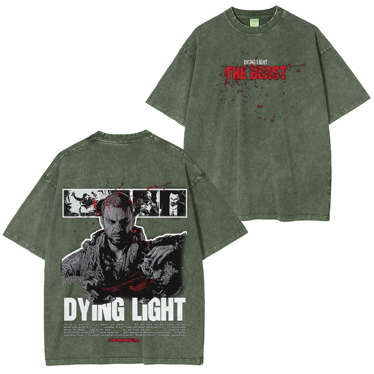 Dying Light - The Beast Unisex Washed T-Shirt