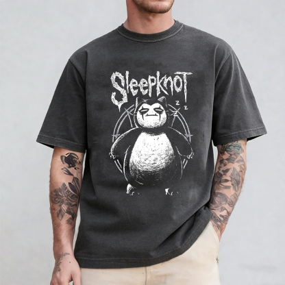 Monsters Anime Snorlax Sleepknot Graphic Tea Oversized T-shirt/Crewneck/Hoodie