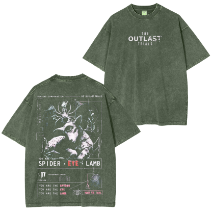The Outlast Trials Spider Unisex Washed T-Shirt