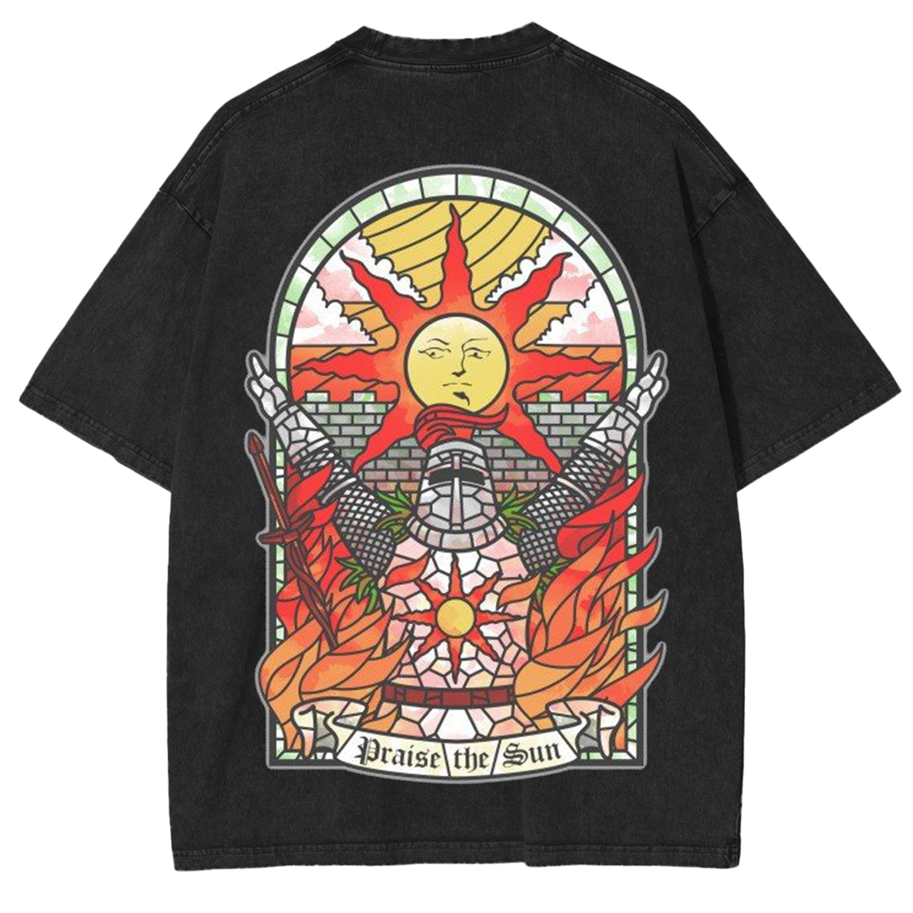 Praise The Sun Tarot Card Thank God Online T-Shirt