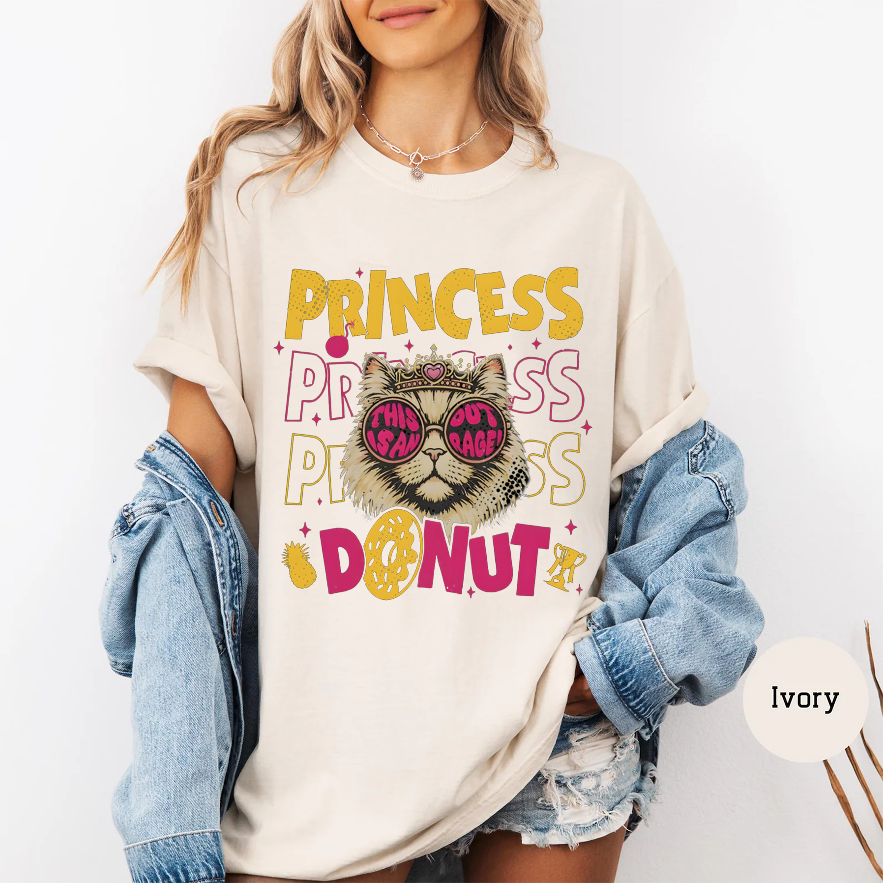 Princess Donut Posters and Art Prints for Sale Unisex Shirts/Crewneck/Hoodie