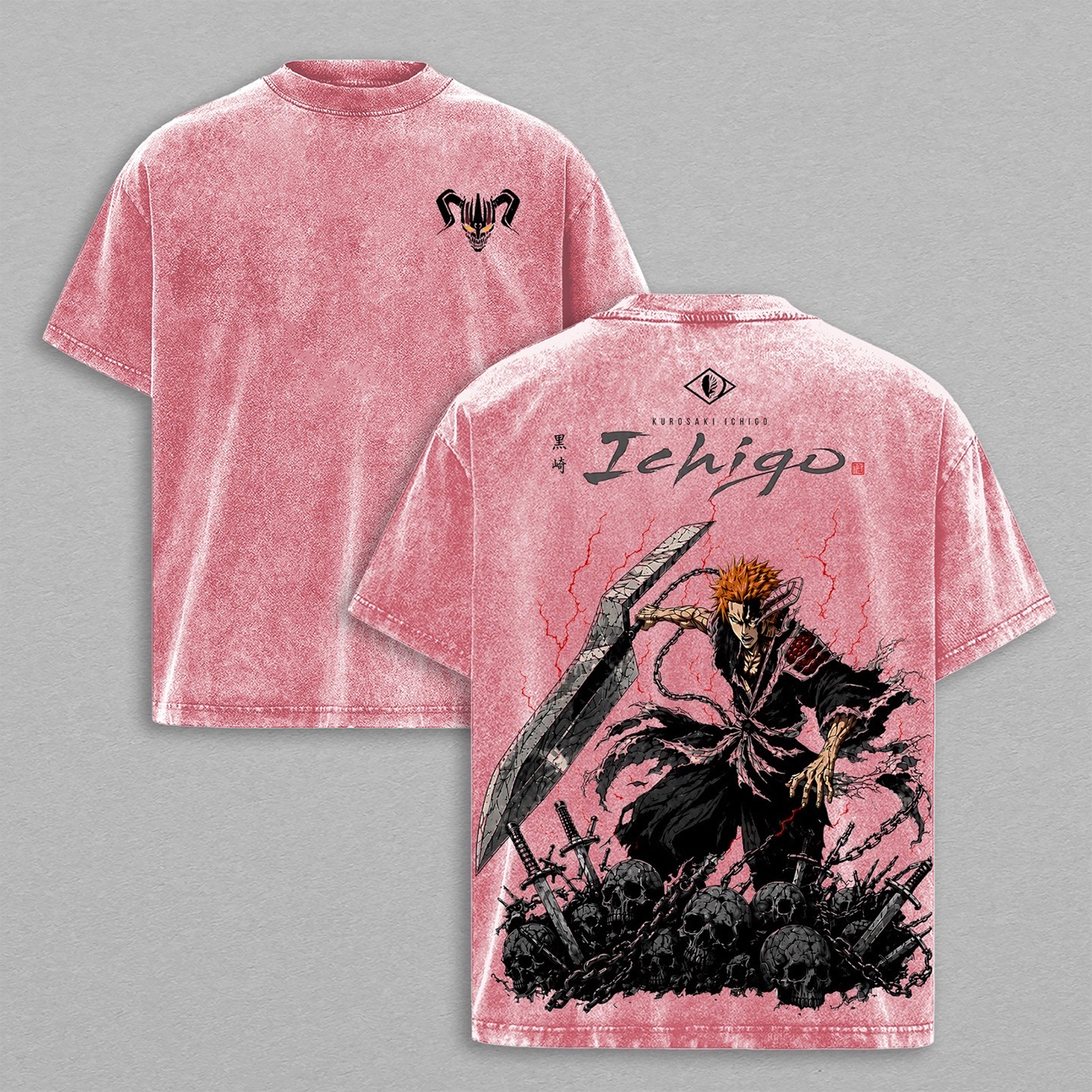 Bleach Ichigo Unisex Washed T-Shirt