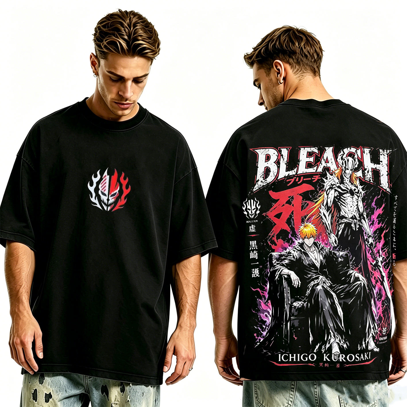 Ichigo Bleach Washed T-shirt/Crewneck/Hoodie