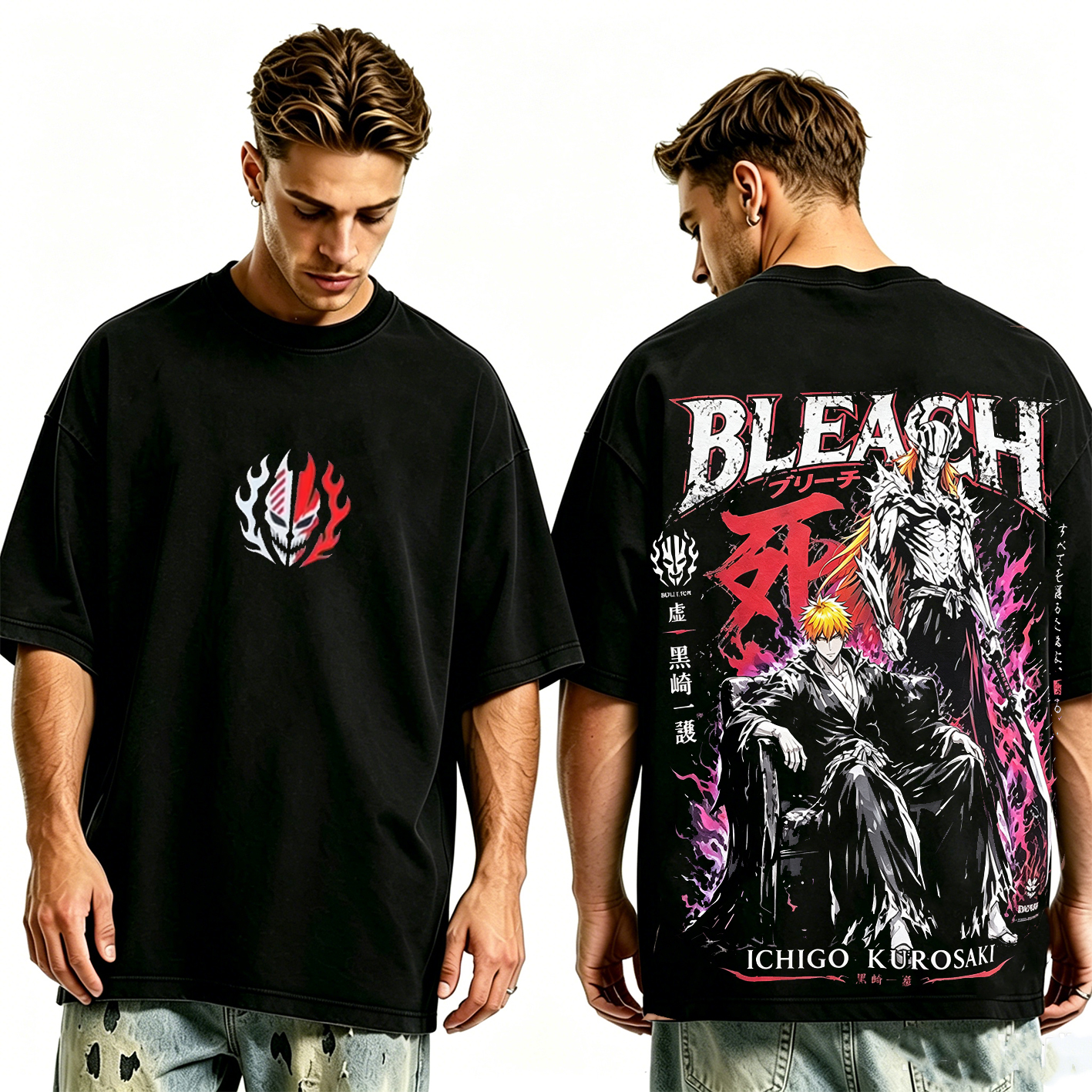 Ichigo Bleach Washed T-shirt/Crewneck/Hoodie