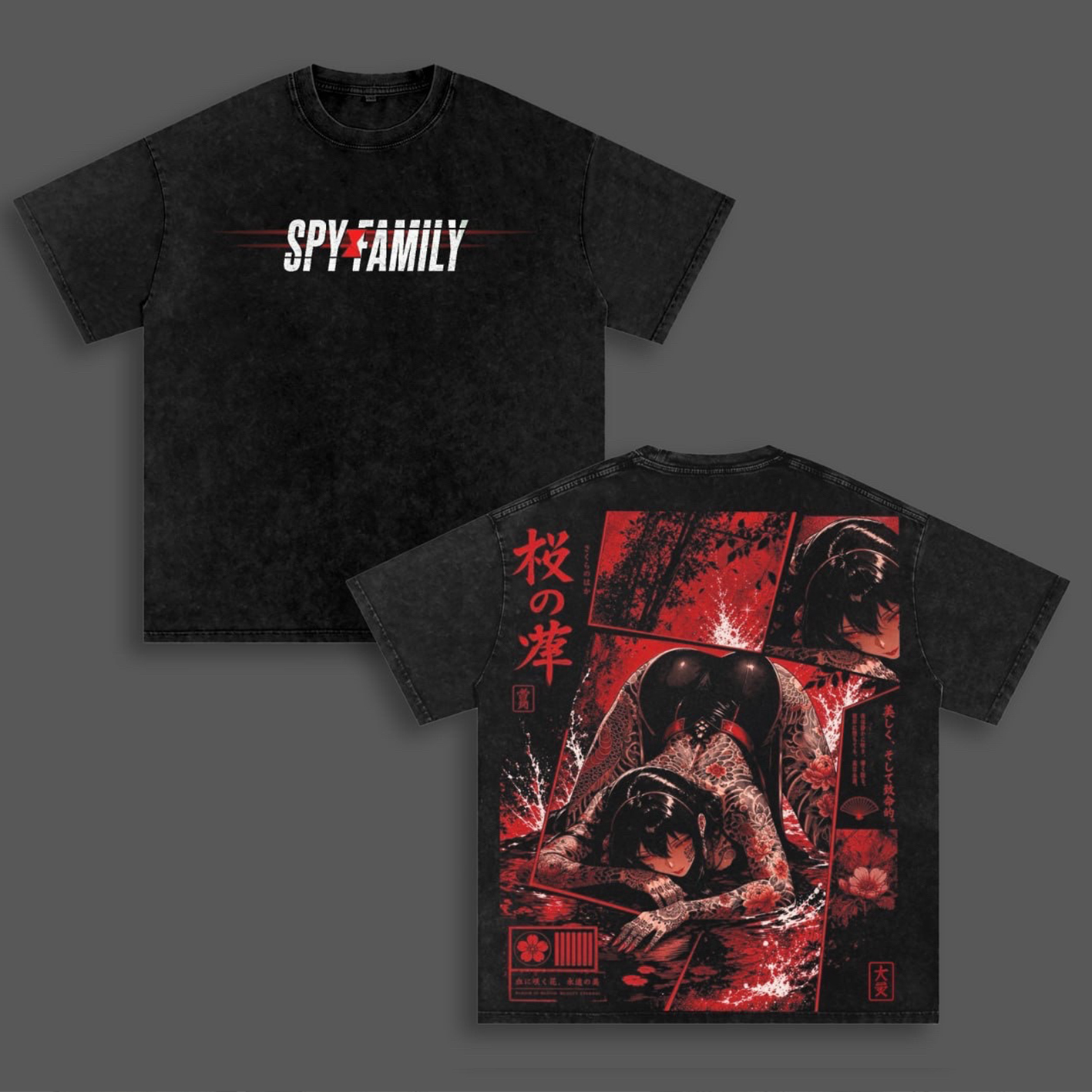 Spy × Family Washed T-shirt/Crewneck/Hoodie