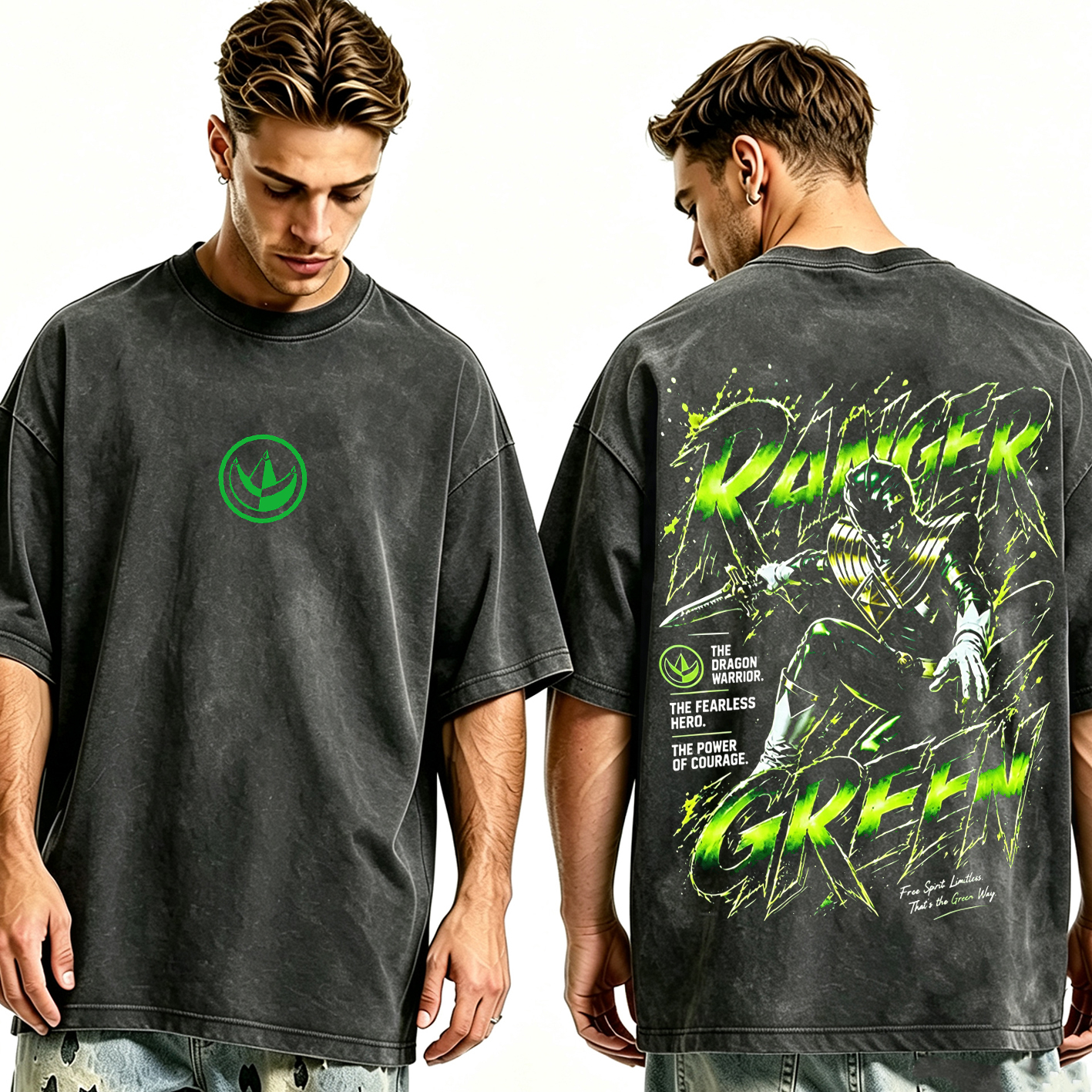 Green Ranger Washed T-shirt/Crewneck/Hoodie