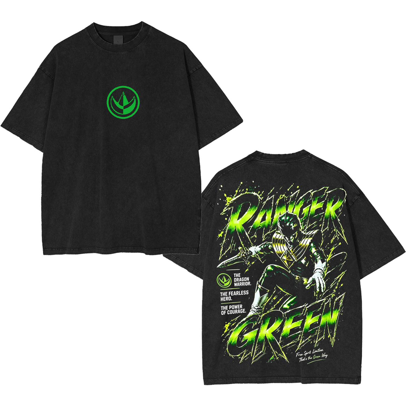 Green Ranger Washed T-shirt/Crewneck/Hoodie