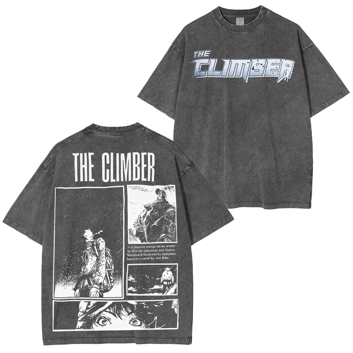 The Climber Manga Oversized Washed T-shirt/Crewneck/Hoodie
