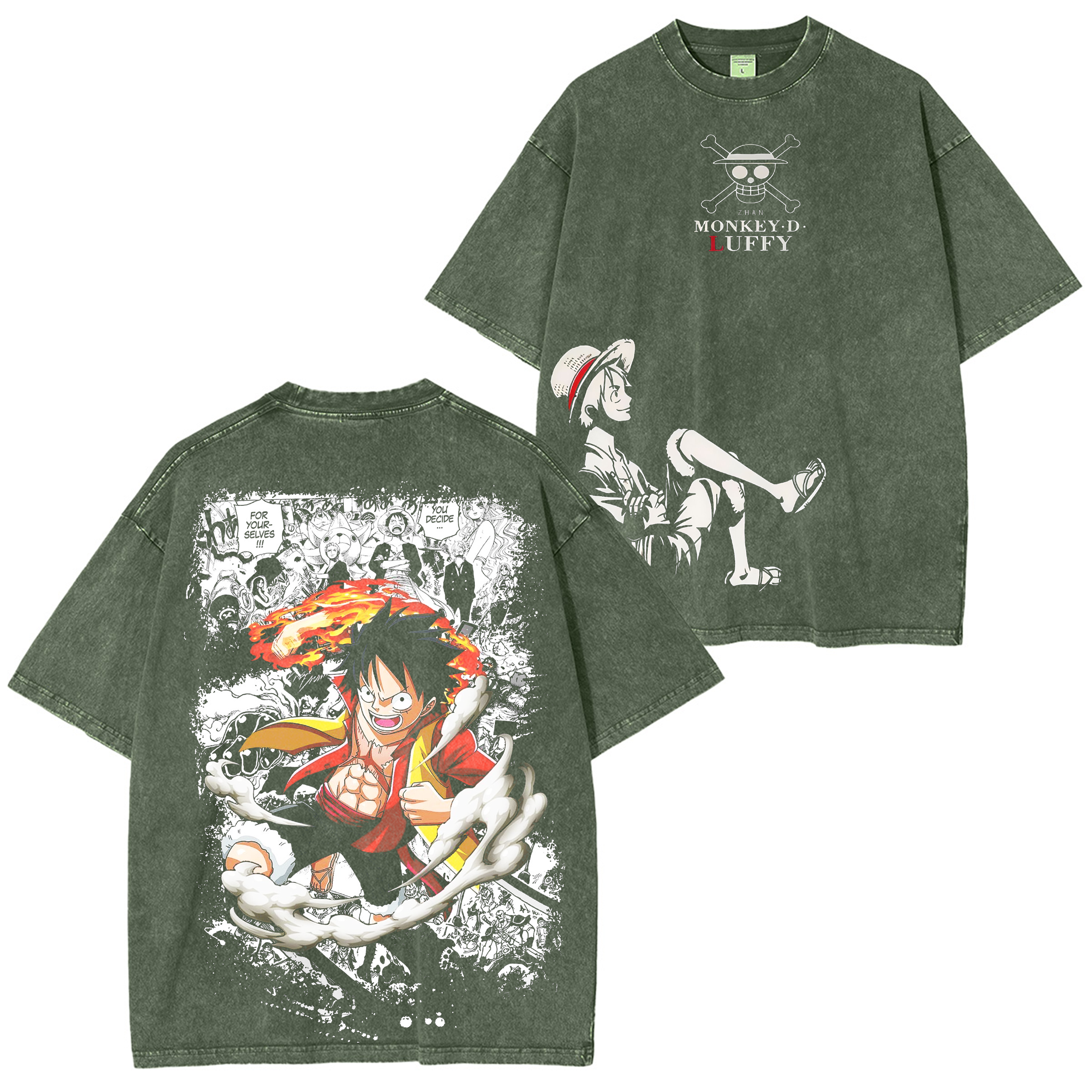 One Piece  VintageOversized Tee