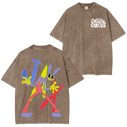 The Amazing Digital Circus Jax Mineral Washed Unisex T-Shirt