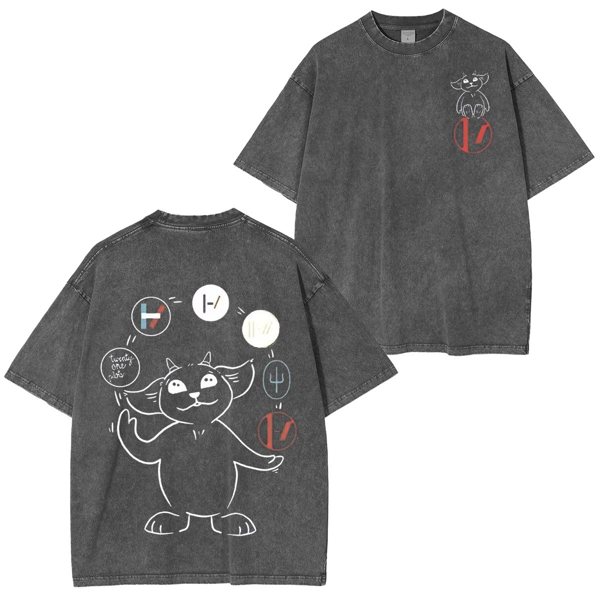 Twenty One Pilots Unisex Washed T-Shirt