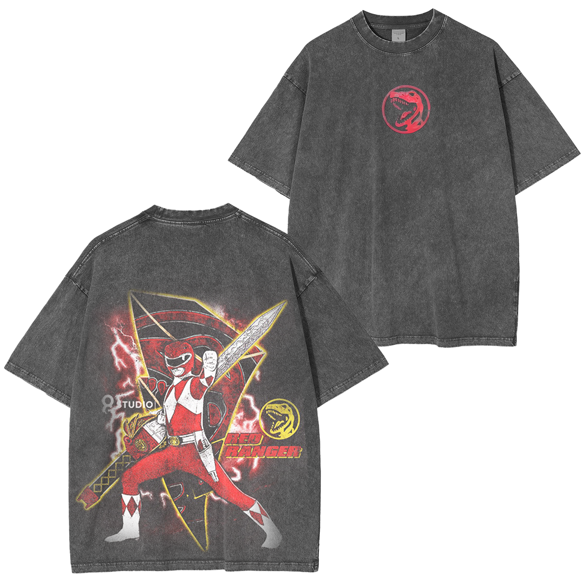 Time Force Power Rangers Vintage T Shirt