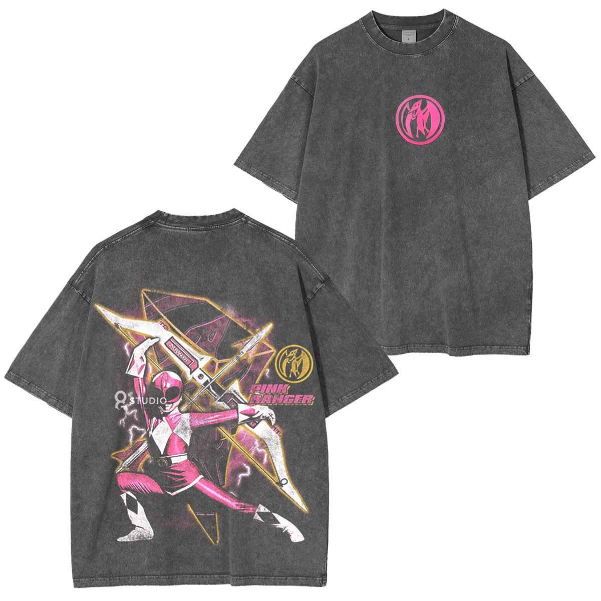 Bernadette Pink Ranger Vintage T Shirt