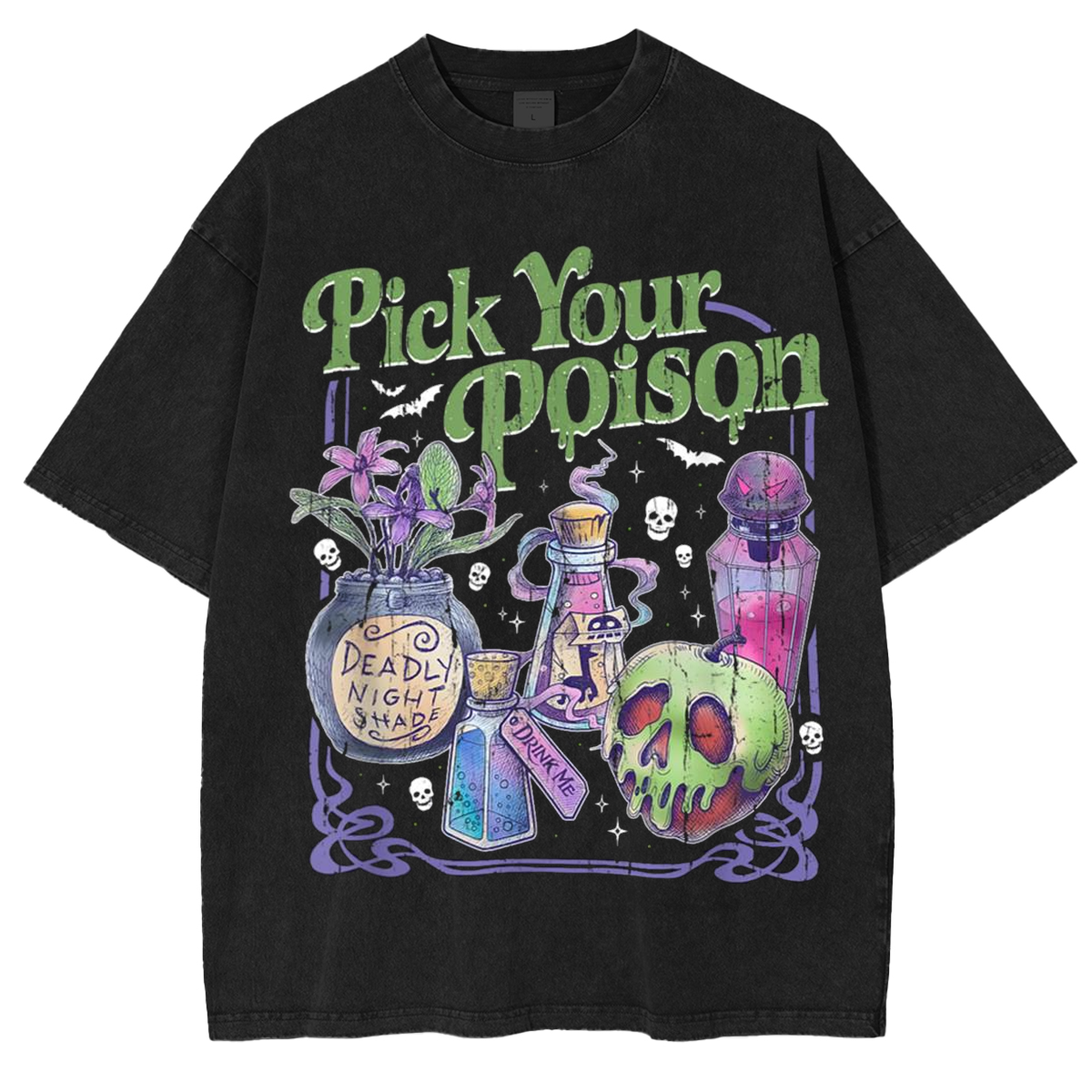 Pick Your Poison Vintage Princess Halloween T-shirt