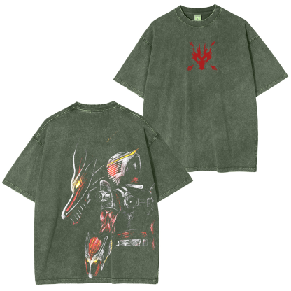 Dragreder-Kamen Rider Ryuki Vintage Washed Unisex T-Shirt