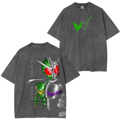 Kamen Rider W Vintage Washed Unisex T-Shirt