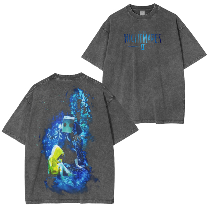 Vintage Little Nightmares Men Vintage Washed T-shirt/Crewneck/Hoodie