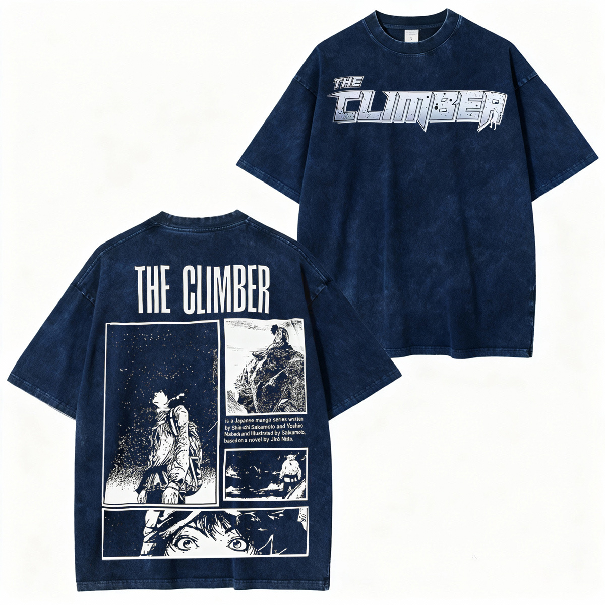 The Climber Manga Oversized Washed T-shirt/Crewneck/Hoodie