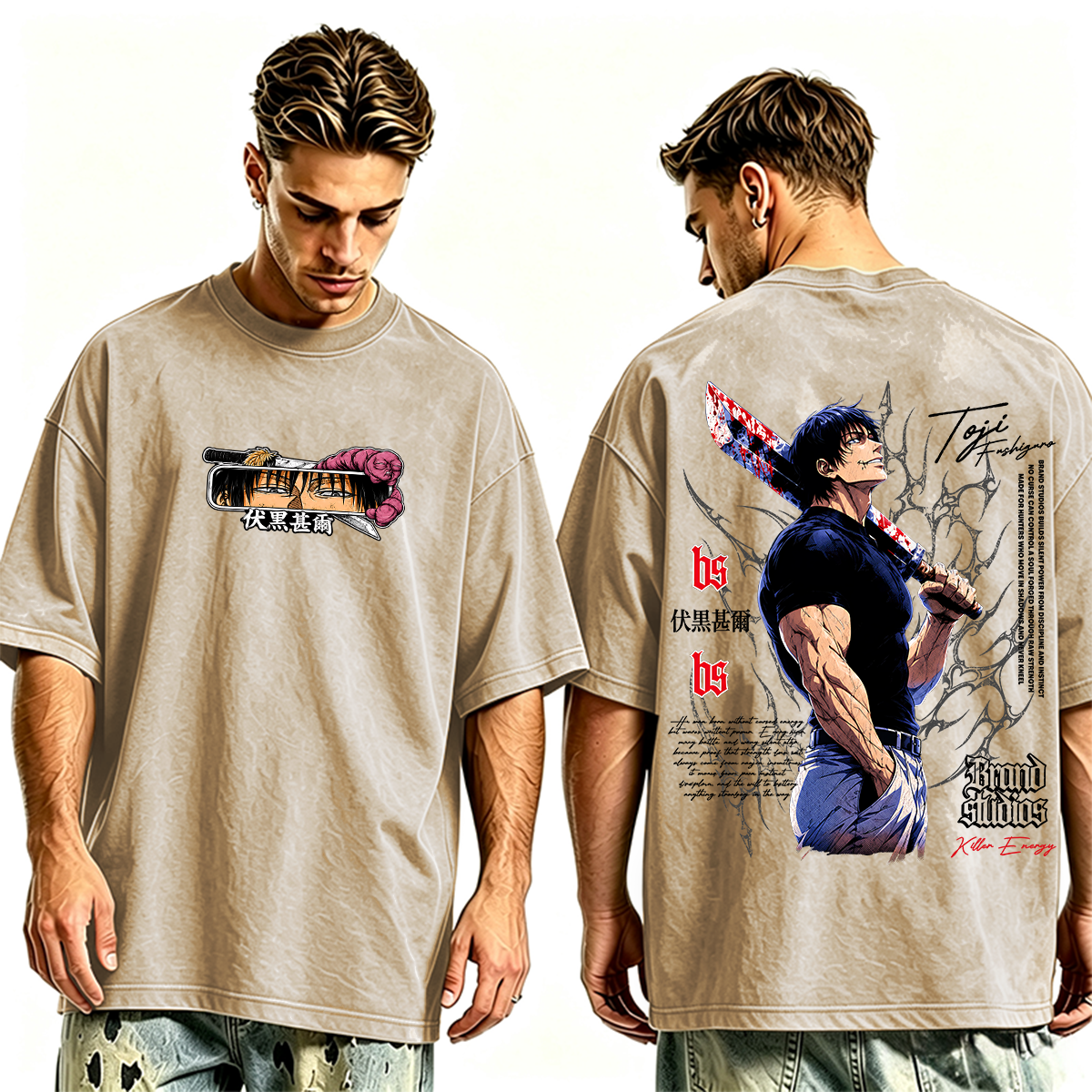 Toji Fushiguro Oversized T-shirt/Crewneck/Hoodie