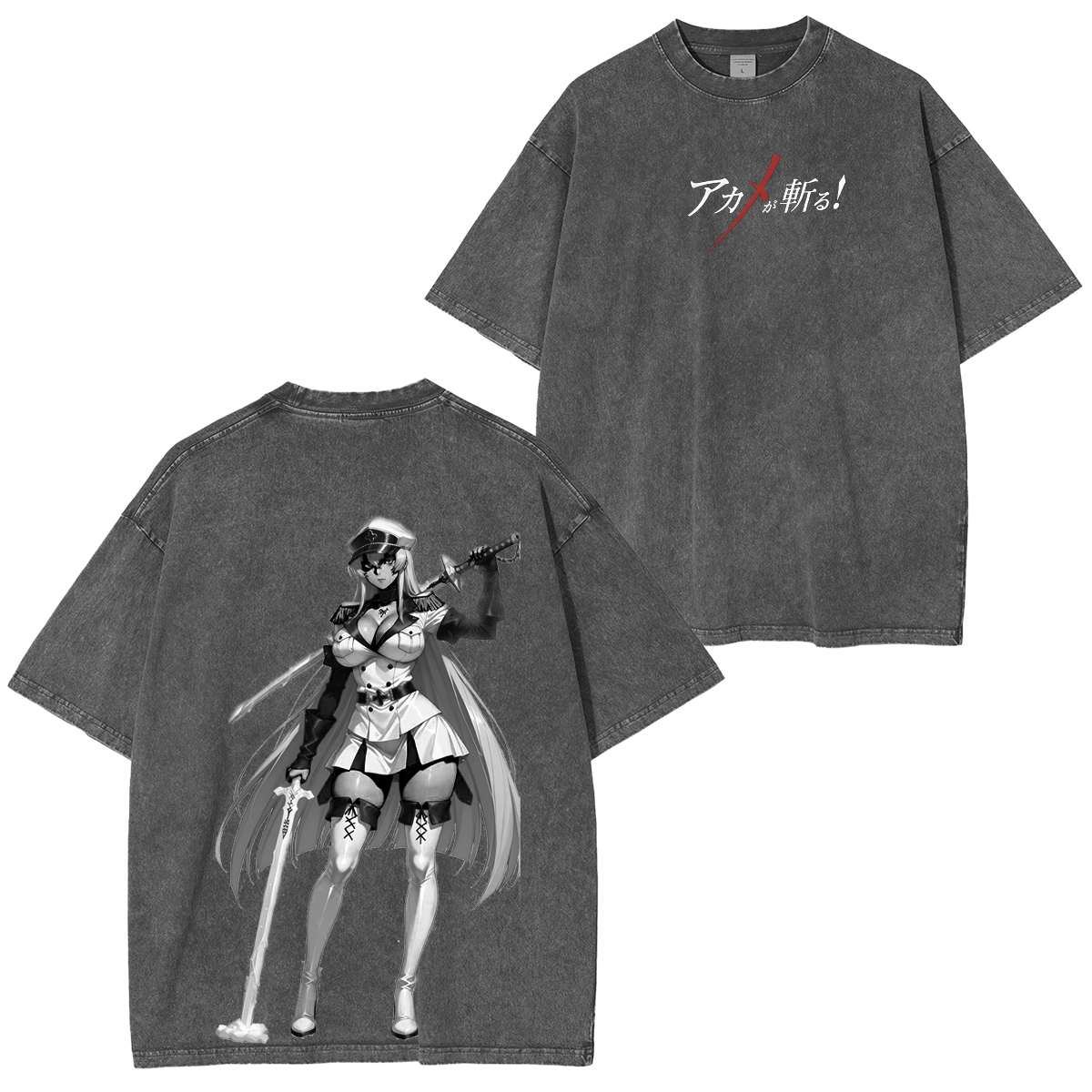 Esdeath-Akame Ga Kill Washed T-Shirt