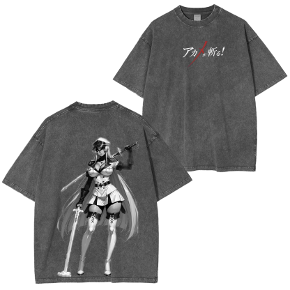 Esdeath-Akame Ga Kill Washed T-Shirt