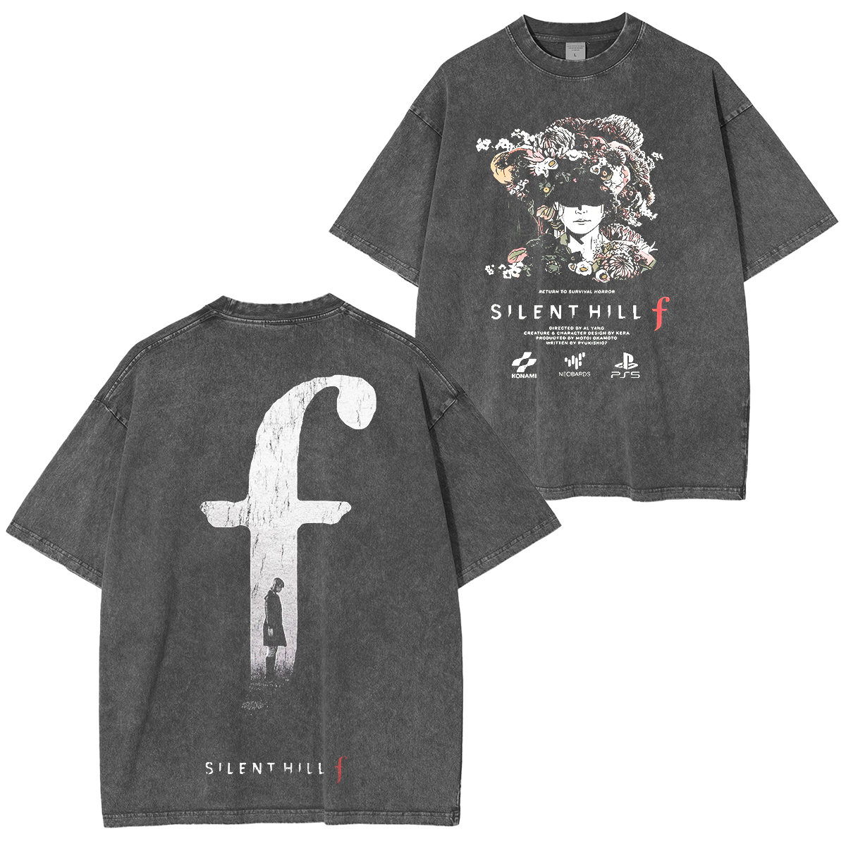Silent Hill f Washed T-Shirt