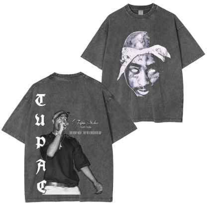 Tupac Shakur Washed Unisex T-Shirt