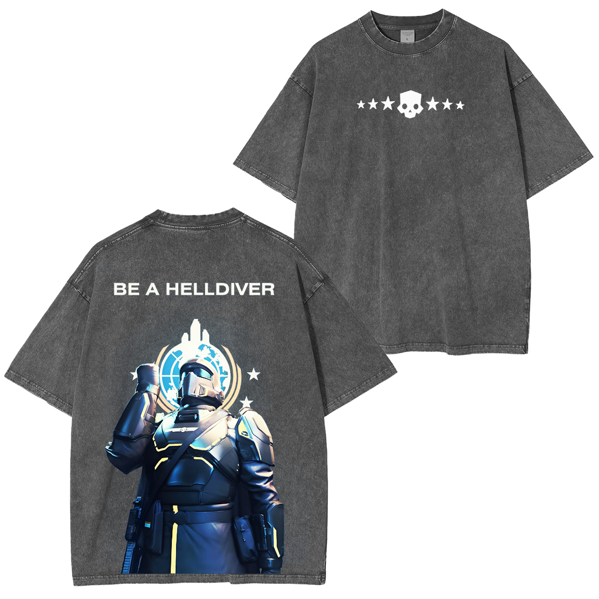 Helldivers 2 Washed T-Shirt