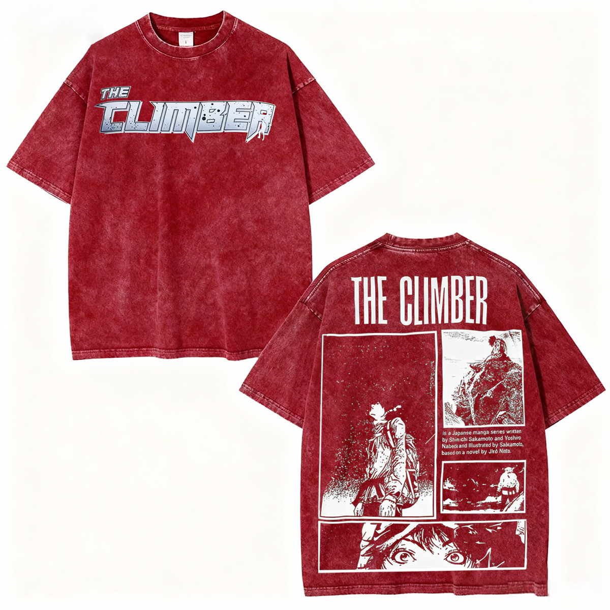 The Climber Manga Oversized Washed T-shirt/Crewneck/Hoodie