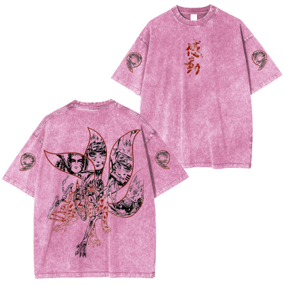 Naruto Kurama��s rage, Naruto��s spirit Vintage Washed T-shirt/Crewneck/Hoodie
