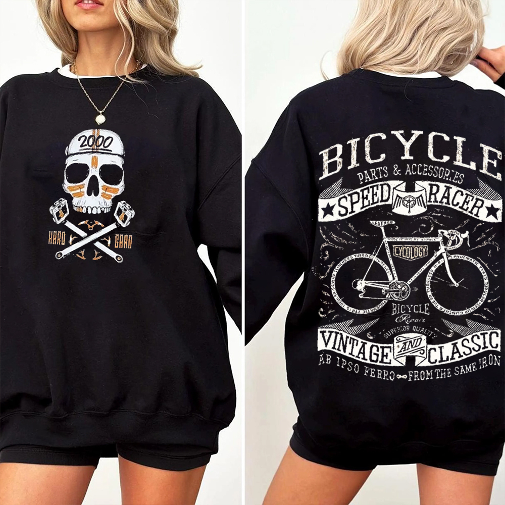 Skull Bicycle T-shirt/Crewneck/Hoodie