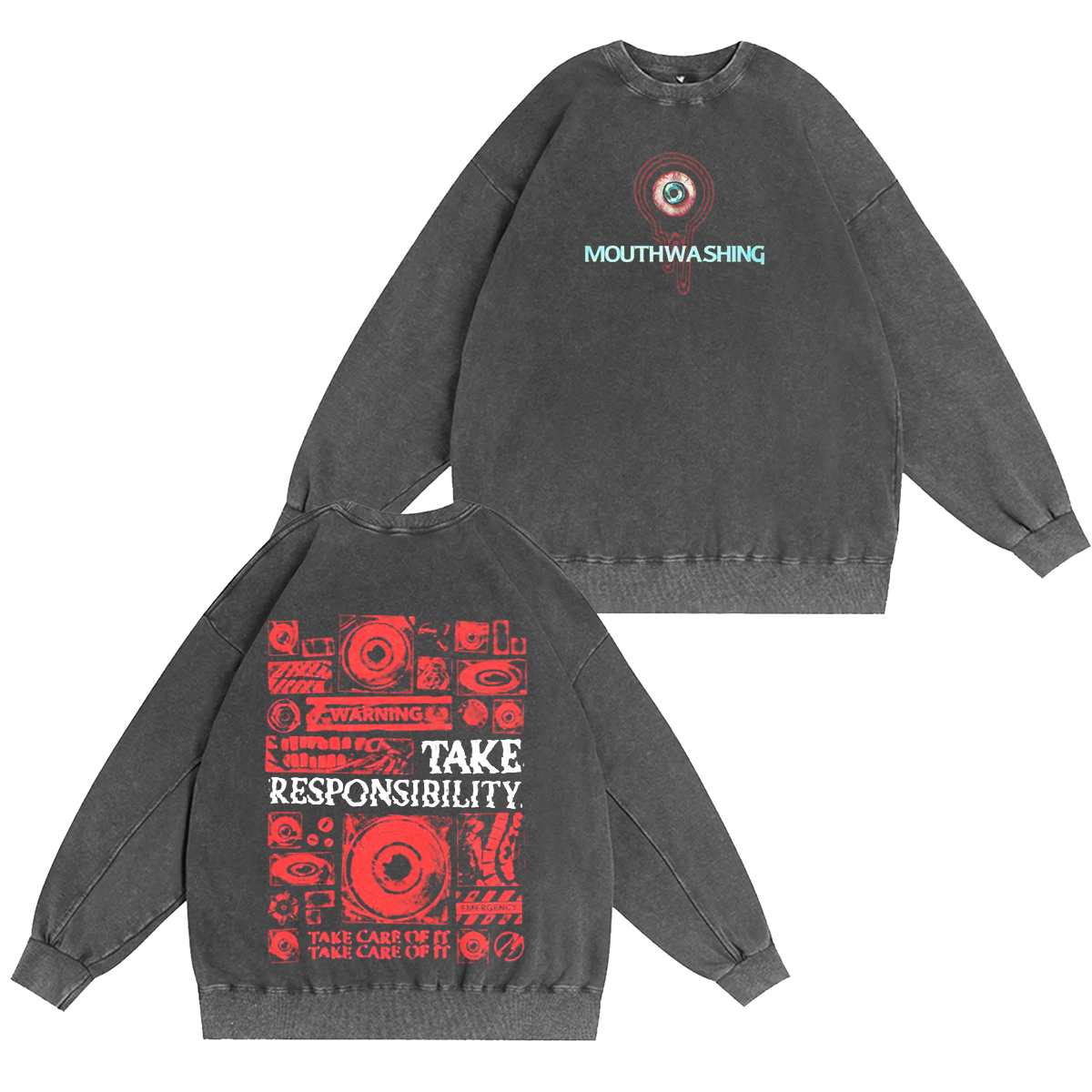 Mouthwashing Take Responsibility 2025 Vintage Washed T-shirt/Crewneck/Hoodie