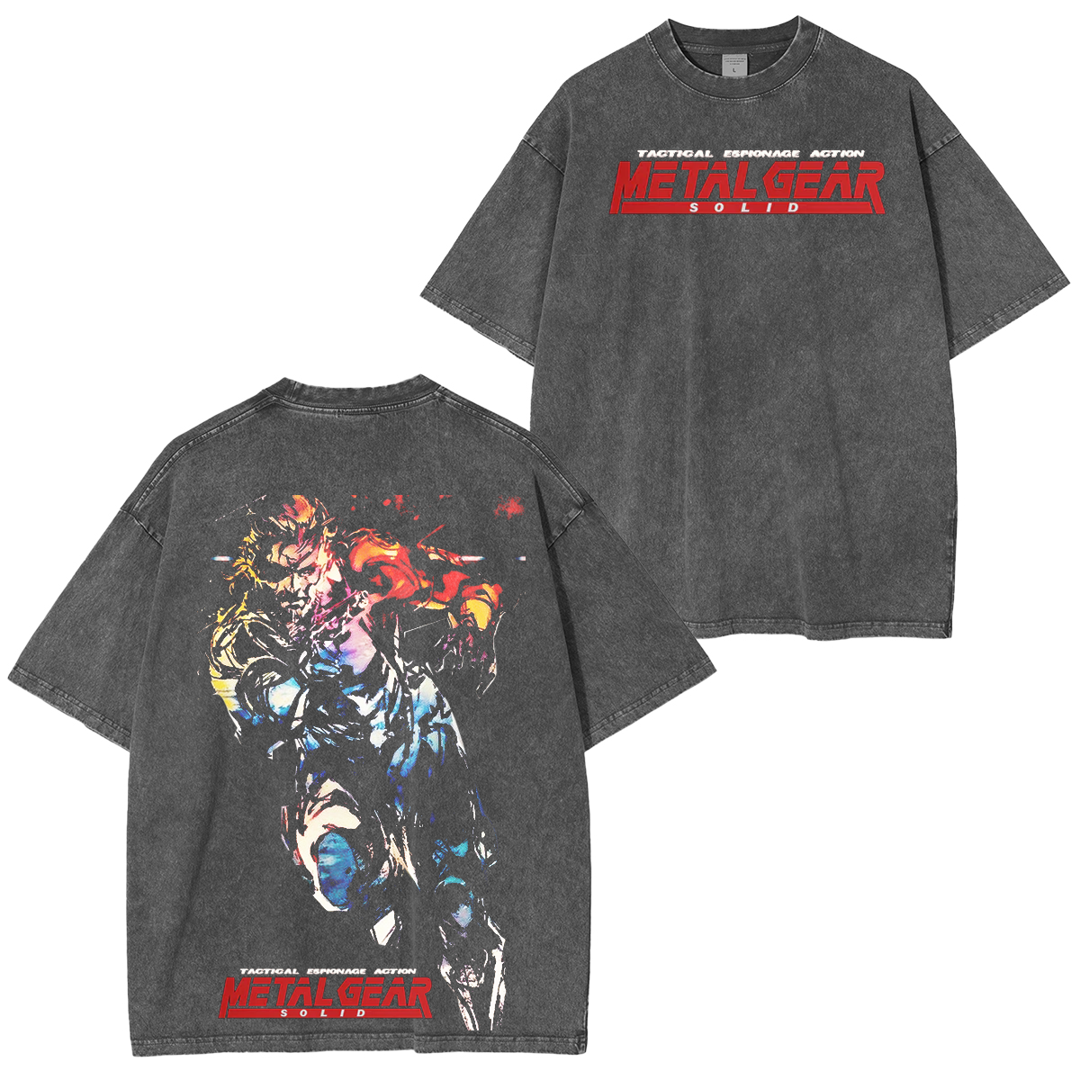 Metal Gear Vintage Washed T-shirt/Crewneck/Hoodie