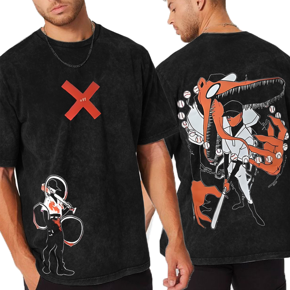 [Copy]Fear & Hunger Vintage Washed T-shirt/Crewneck/Hoodie