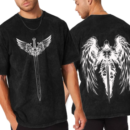 Arcangel Saint Michael Vintage Washed T-shirt/Crewneck/Hoodie