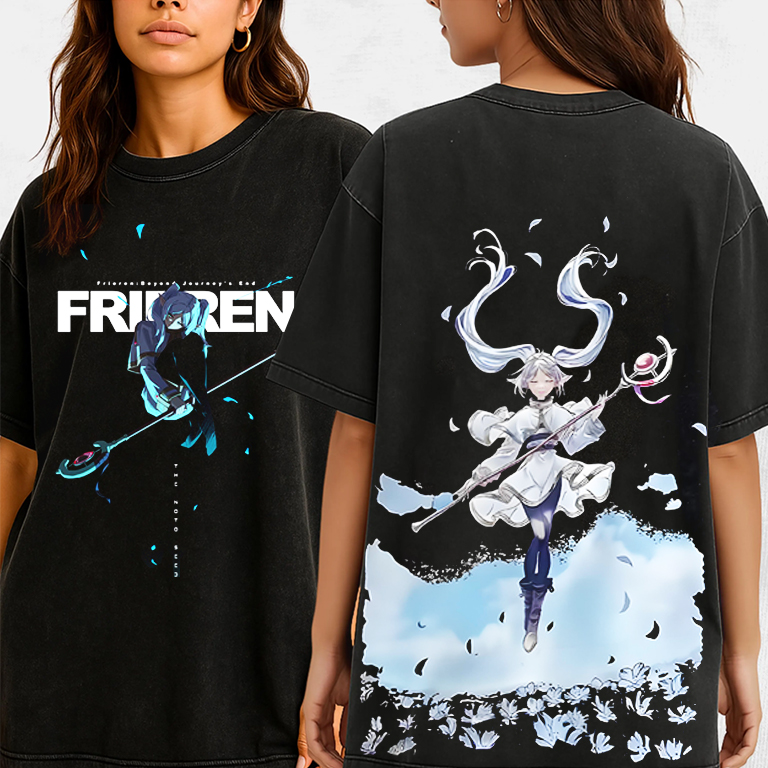 Frieren Beyond Journey's End Anime Two-Dimensional Japanese T-Shirt