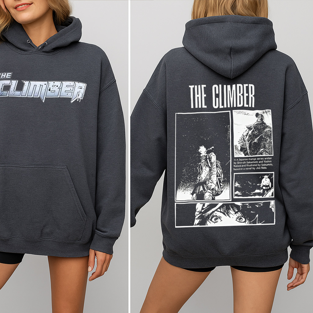 The Climber Manga Oversized Washed T-shirt/Crewneck/Hoodie