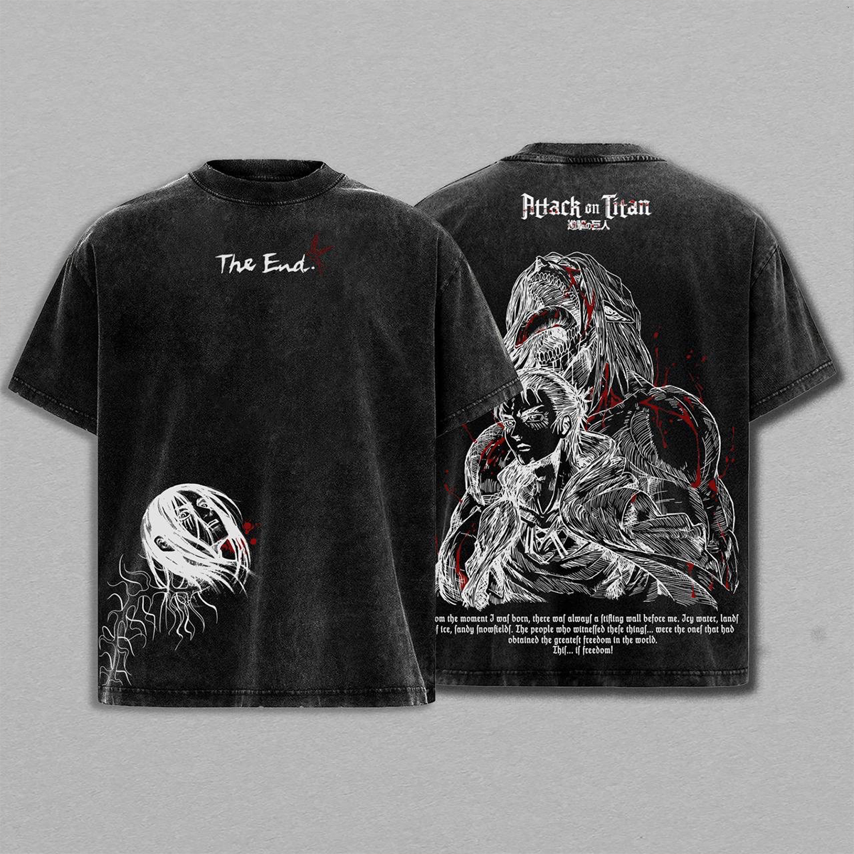 Attack on Titan Oversized T-shirt/Crewneck/Hoodie
