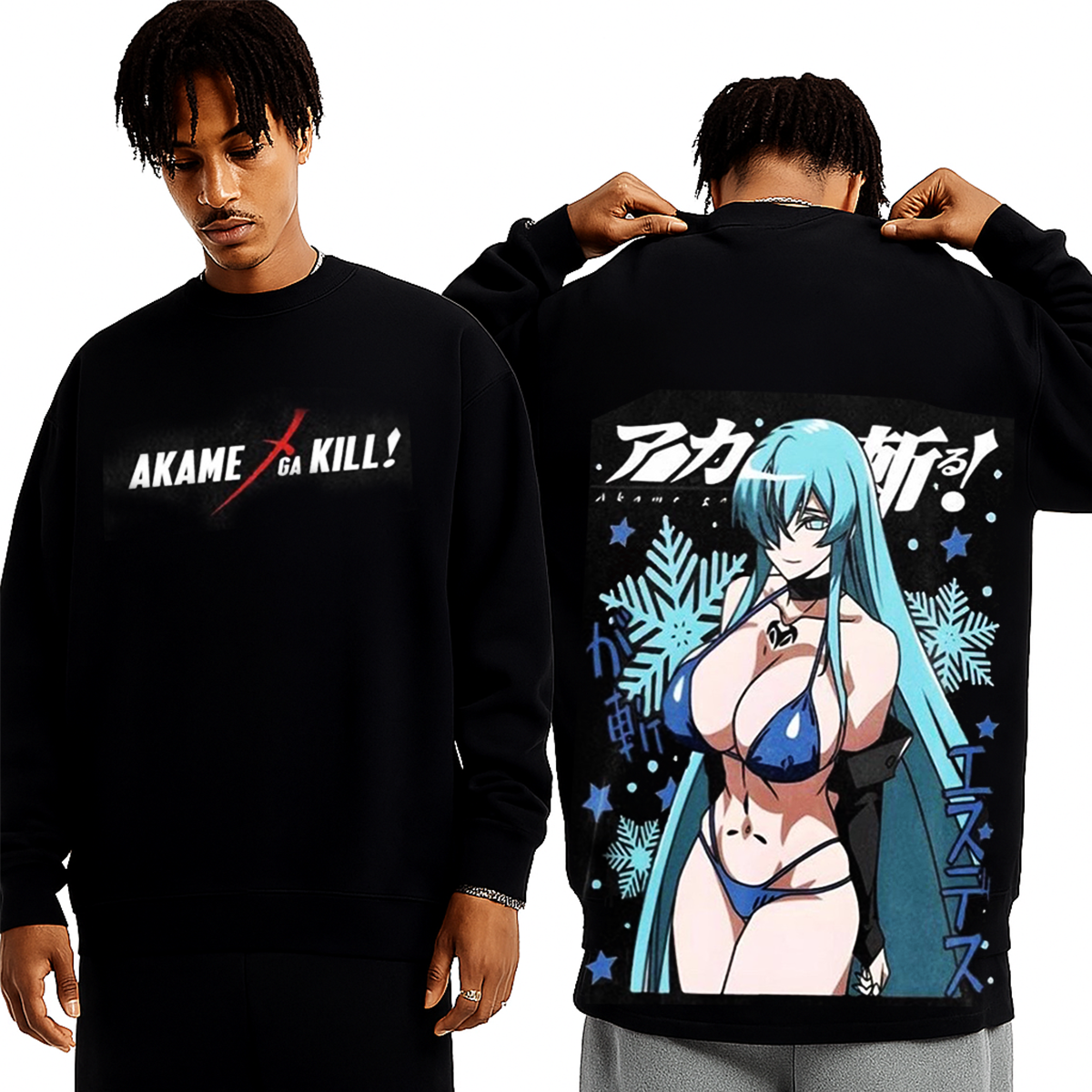 AKAME GA KILL Esdeath Oversized Unisex T-shirt/Crewneck/Hoodie