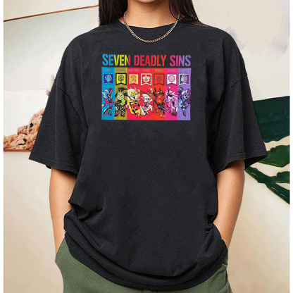 Seven Deadly Sins Vintage Oversized T-shirt/Crewneck/Hoodie