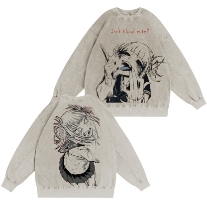 Himiko Toga My Hero Academia Anime Vintage Oversized T-shirt/Crewneck/Hoodie