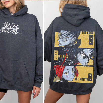 Samurai Champloo Vintage Oversized T-shirt/Crewneck/Hoodie