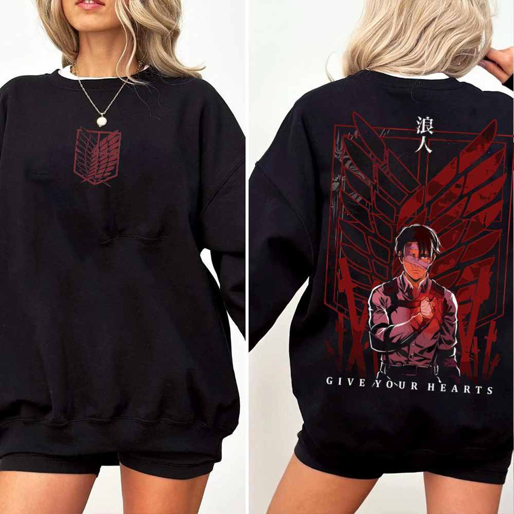 Attack on Titan Vintage Oversized T-shirt/Crewneck/Hoodie
