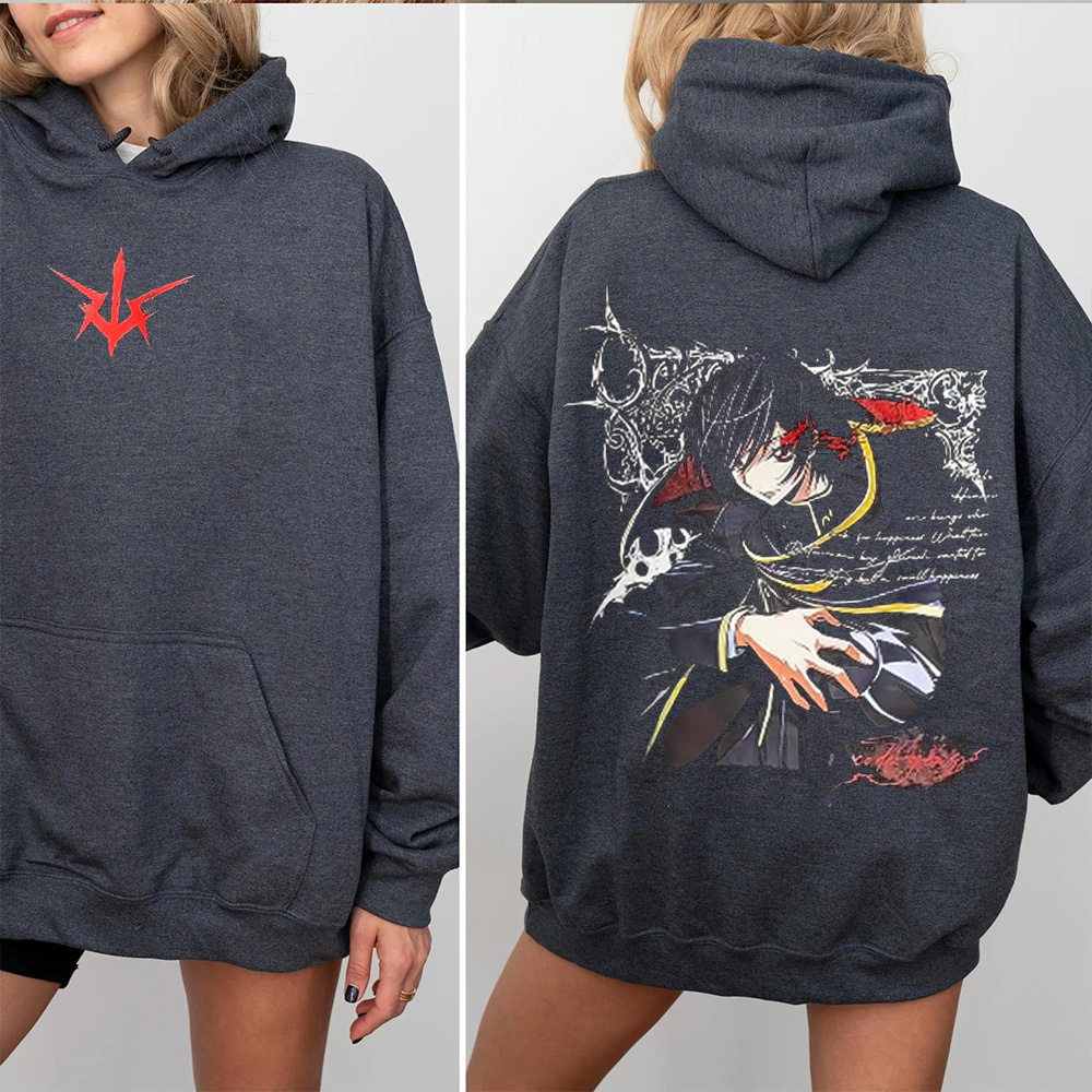 Code Geass Lelouch Vintage Oversized T-shirt/Crewneck/Hoodie