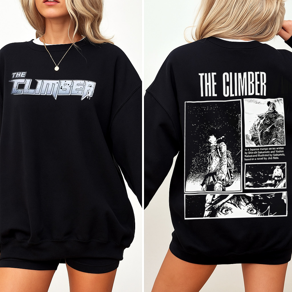 The Climber Manga Oversized Washed T-shirt/Crewneck/Hoodie