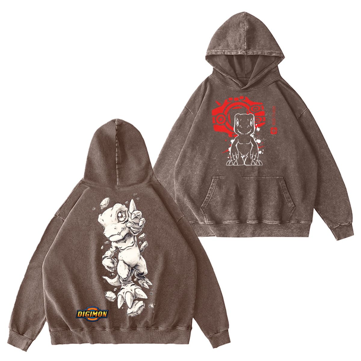 Agumon Digimon Oversized T-shirt/Crewneck/Hoodie